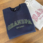 Custom Embroidered Sweatshirt with your child's name and heart on the sleeve as a Parents' Memorial Day